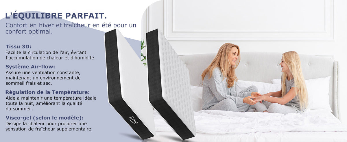 Matelas mémoire de forme 30 cm réversible – photo 12