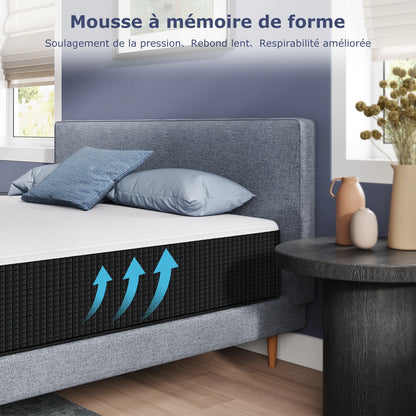 Matelas mémoire de forme 30 cm réversible – photo 7