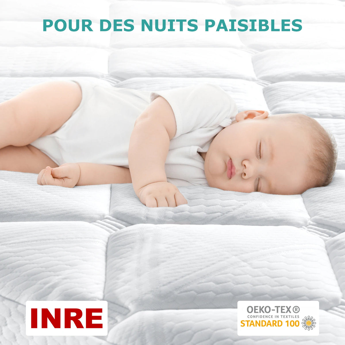 Surmatelas moelleux 4 cm anti-acariens – photo 6