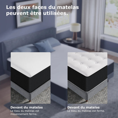 Matelas mémoire de forme 30 cm réversible – photo 5
