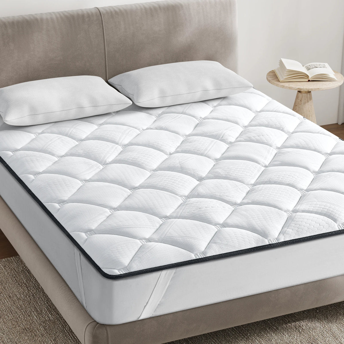 Surmatelas moelleux 4 cm anti-acariens – L'Atelier Repos