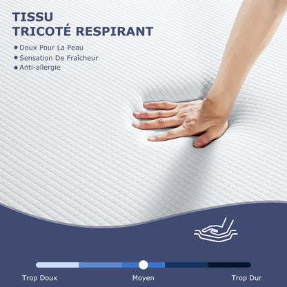Matelas mémoire de forme 30 cm réversible – photo 4
