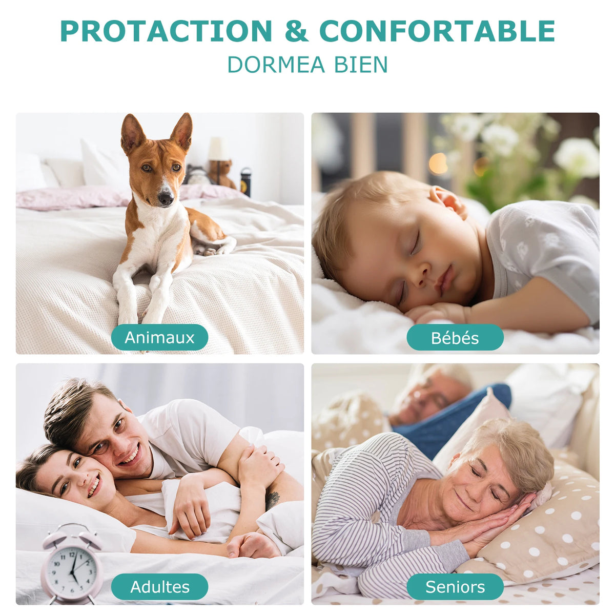 Surmatelas moelleux 4 cm anti-acariens – photo 5