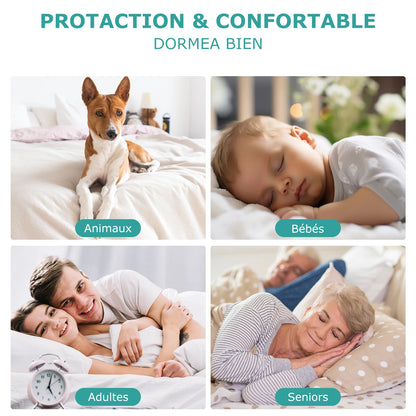 Surmatelas moelleux 4 cm anti-acariens – photo 5